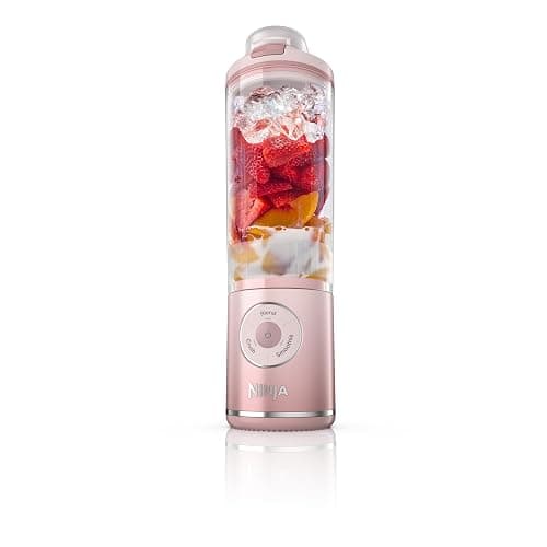 Ninja Blast Max, Portable Blender + Twist & Go, Personal Smoothie, Blend, Ice Crush, 3 Programs, Cordless, 22 oz removable Vessel, Dishwasher Safe, Leakproof, Pink, BC251PK thumbnail 4