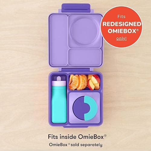 Omie OmieBox Reusable Silicone Water Bottle - 8.7 oz, Straw Top, BPA-Free & Phthalate-Free, Leak-Proof (Teal) (OmieBox Sold Separately) thumbnail 4