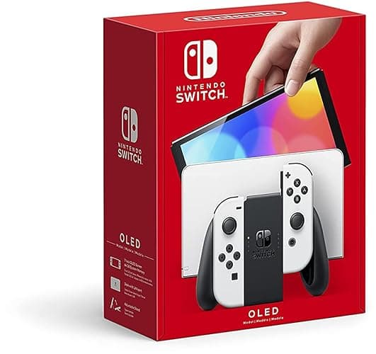 Nintendo Switch – OLED Model w/White Joy-Con - Image 1
