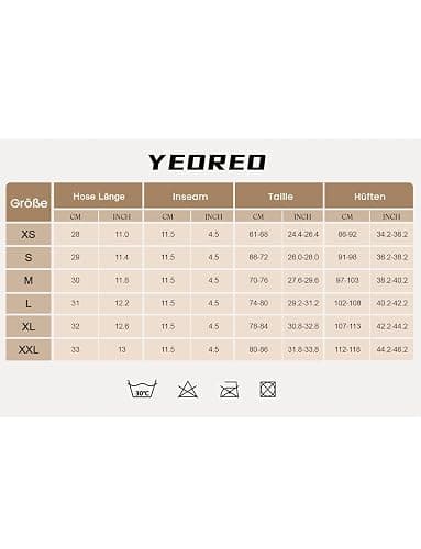 YEOREO Damen Sport Shorts Invisible Scrunch Butt Lifting Gym Workout Shorts 4.5" Seamless Kurze Leggings Damen Push Up Booty Biker Shorts thumbnail 6