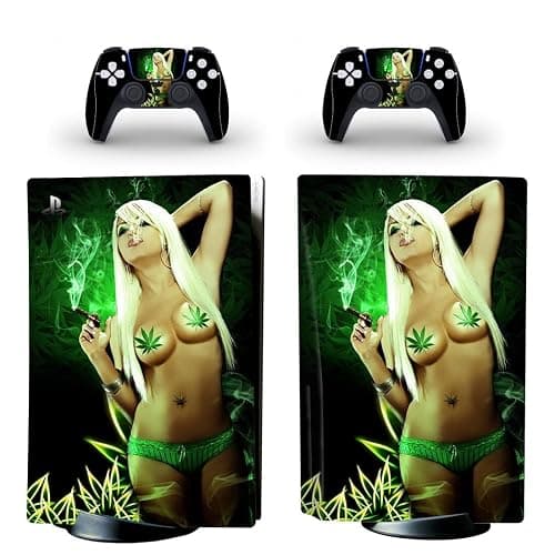 Custom Full Body PS5 Wrap Skin with Your Picture and Create Your Own Design,Custom Vinyl Skins Sticker for PS5 Disc Controller and Console thumbnail 5