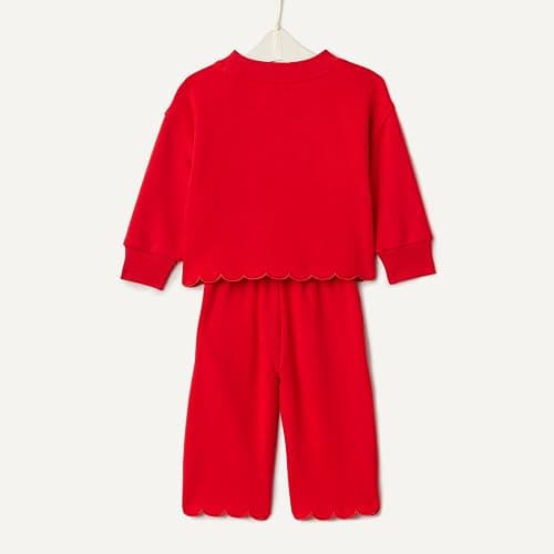 Amazon Essentials x Sofia Grainge Toddlers and Baby Girls' French Terry Pant and Top Set thumbnail 5