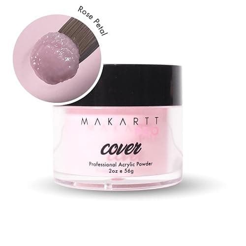 MakarttPro Acrylic Powder - 56g/2oz Nail Cover for Extension, Perfect for Professional Private Nail Technicians - Color: Rose Petal thumbnail 2