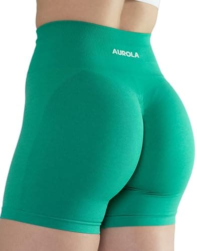 AUROLA Intensify Workout Shorts for Women Seamless Scrunch Short Gym Yoga Running Sport Active Exercise Fitness Shorts thumbnail 7