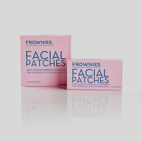 Frownies Forehead and Between the Eyes Wrinkle Patches - Hypoallergenic Facial Patches to Smooth & Soften Forehead Wrinkles & Eleven Lines - For Overnight Use, 144 Patches thumbnail 5