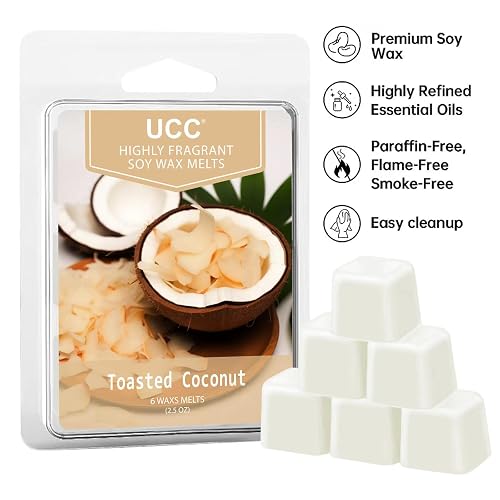 UCC Premium Wax Melts, Fall Variety Fragrance Melts, Scented Soy Wax Melts Cubes, Natural Plant Based Highly Scented Wax Melts Tarts, 4 Pack thumbnail 3
