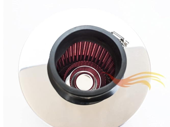 Rtunes Racing - MATTE BLACK PIPE RED - SHORT RAM INTAKE Compatible For 99-06 Chevy Silverado 1500 / GMC Sierra 1500 4.3L V6 / 07 Classic 4.3L thumbnail 5