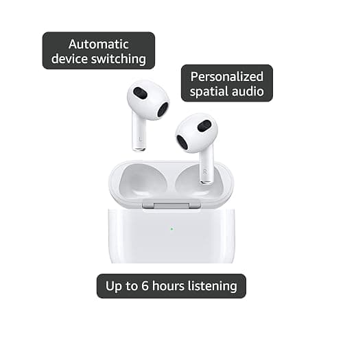 Apple AirPods with Lightning Charging Case (3rd Generation) (Renewed) thumbnail 4