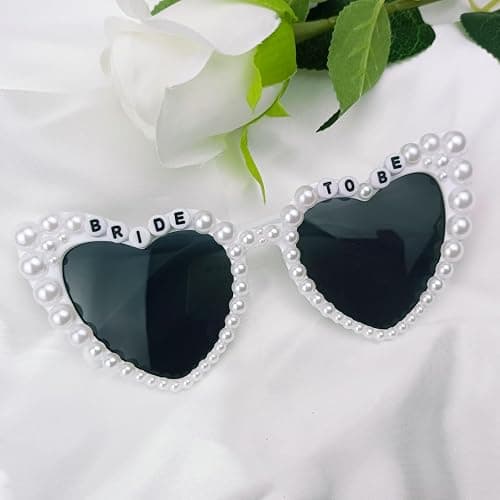 FADXIN Bride Sunglasses，Bachelorette Party Sunnies, Engagement Decorations, Bridal Shower Accessory, Bride To Be Gift thumbnail 5