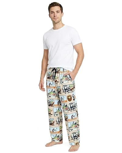 Disney Star Wars Pajama Pants The Mandalorian Comic Panel Sleepwear thumbnail 2