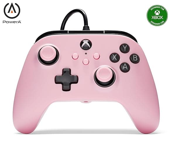 PowerA Wired Controller for Xbox Series X|S - Pink, gamepad, video game/gaming controller, works with Xbox One, Officially Licensed - Image 1