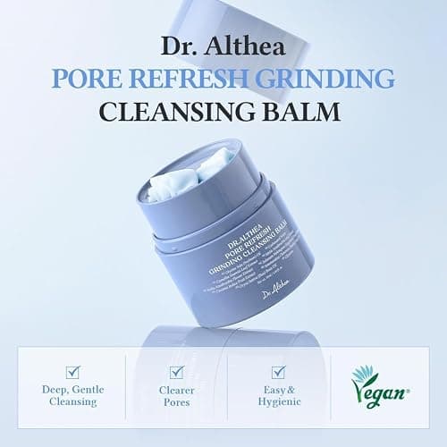 Dr.Althea Pore Refresh Grinding Cleansing Balm | Pore Cleanser with Green Tea Extract | Hygenic One-Step Makeup Cleansing Cream | For All Skin Types | Korean Vegan Skin Care | 1.69 Fl Oz thumbnail 2