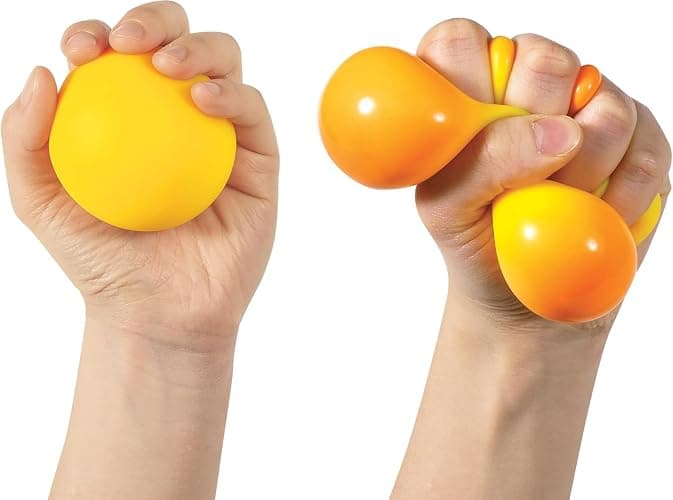 Schylling Needoh Color Change Groovy Glob! Squishy, Squeezy, Stretchy Stress Balls - Assorted Colors 3 Pack thumbnail 2