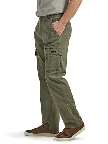 Wrangler Authentics Mens Relaxed Fit Stretch Cargo Pant thumbnail 3