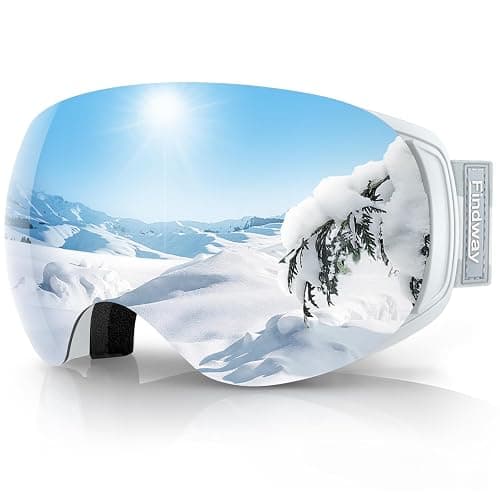 findway Ski Goggles OTG for Women Men Adult Youth-Over Glasses Snow Goggles-Interchangeable Lens,Anti Fog Snowboard Goggles - Image 1