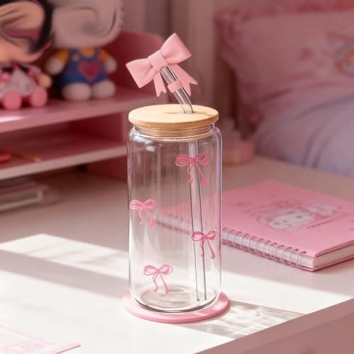 2 Packs Coquette Bow Aesthetic Cups - Image 1
