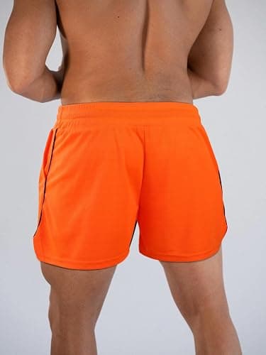 Surenow Mens Running Gym Shorts 3 Inch Breathable Lightweight Athletic Sport Shorts Training Workout Shorts with Pockets thumbnail 3