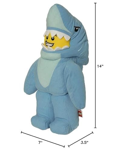 Lego Minifigure Shark Suit Guy 14" Plush Character thumbnail 2