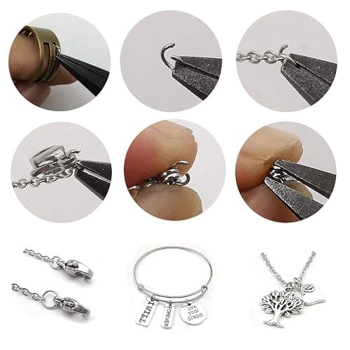 1000Pcs Small 0.6x4mm Stainless Steel Split Rings Jump Rings Connector Rings for Jewelry Making Bracelet Necklaces Earrings Keychain DIY Craft (12599-4mm) thumbnail 5