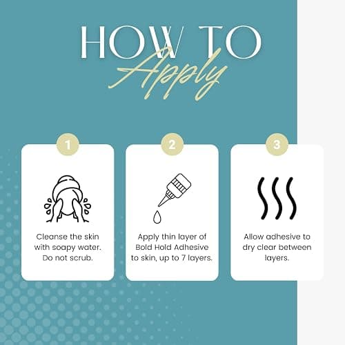 The Hair Diagram - Bold Hold Extreme Creme Reloaded - Strong Hold Glue for Lace Front Wigs and Hair Systems - Invisible Bonding - Non Toxic - No Odor or Latex - Humidity & Water Resistant- 1.3oz thumbnail 6