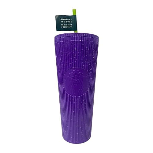 Starbucks Limited Edition Halloween Tumbler - Psycho Purple Glow in the Dark - Image 1