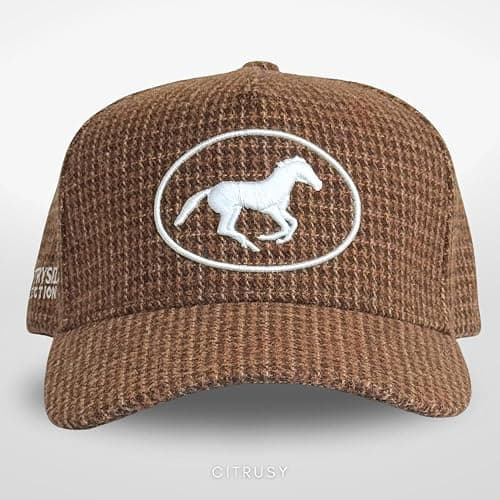 Vintage Western Trucker Hat | Men & Women | Country Cute Caps for Cowgirls Cowboys | Camo Denim Embroidered Cotton | Snapback thumbnail 2
