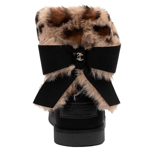 Juicy Couture Women's Slip On Winter Snow Boots Warm & Insulated Fur Lining Comfortable Fashion Booties thumbnail 3