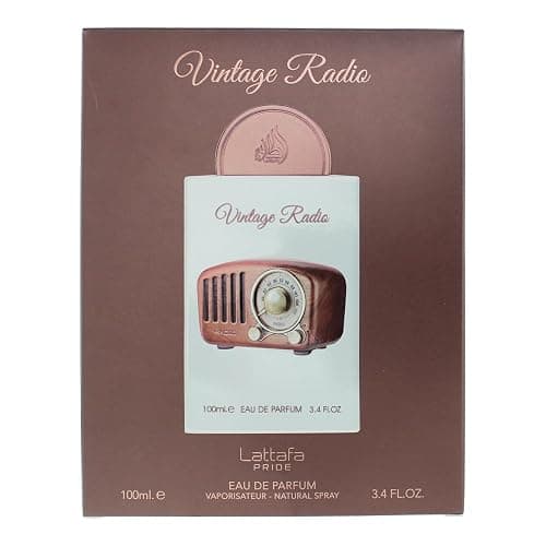 Lattafa Pride Vintage Radio for Unisex Eau de Parfum Spray, 3.4 Ounce / 100 ml thumbnail 4