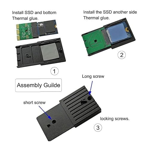 cablecc M.2 NVMe 2230 M-Key SSD to CF-Express Type-B Adapter for Xbox Series X&S CH SN530 SSD PCIe4.0 Expansion Memory Card (Black CFExpress to NVME only Work for CH SN530 SSD) thumbnail 6