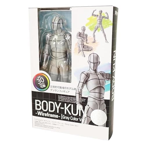 Kosik SHF Figuarts Body Kun -Wireframe- Sports Edition Figure (Gray Color Ver.) (Wireframe) thumbnail 5