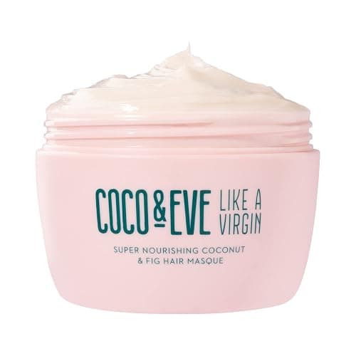 Coco & Eve Like a Virgin Hair Masque - Coconut & Fig Hair Mask for Dry Damaged hair with Shea Butter & Argan Oil for Hair Repair & Hydration | Deep Conditioning Mask Hair Treatment (212 ml) - Image 1