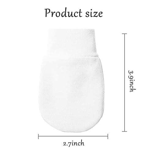 Baby Mittens No Scratch Mittens Infant Soft Gloves Mittens for 0-6 Months Boys Girls thumbnail 2