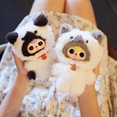 WINKLOORI Baby Three Whose Cat Am I Series Plush Blind Box (1 of 12 Possible Styles) Cute Figures Collectible Toys Birthday Gifts (1Pc BlindBox) thumbnail 7