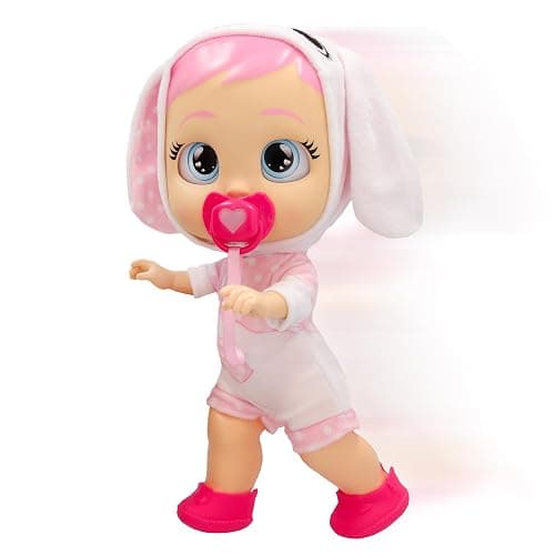 Cry Babies Coney Interactive Doll My First Steps With Sounds And LED Tears Walking Baby Doll Toy For Children Age 3 Years and Up thumbnail 4