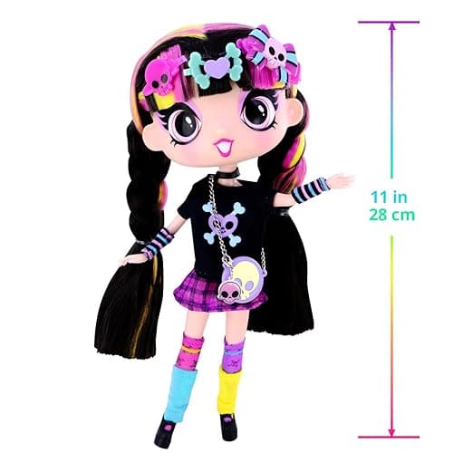 Luna Decora Fashion Girlz 11" Doll Stickers & Endless Style Fun for Creative Play thumbnail 4