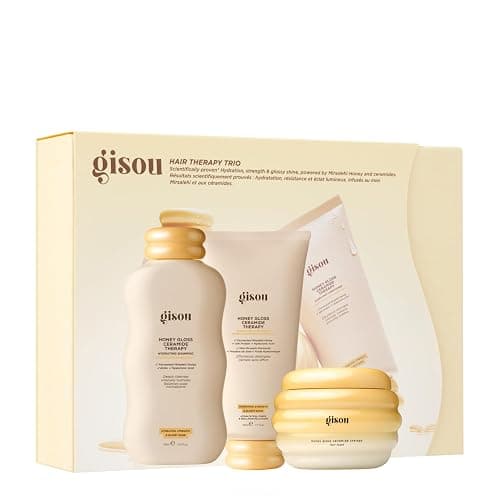 Gisou Honey Gloss Hair Therapy Trio - Mini Shampoo, Mini Hair Mask and Mini Conditioner for Smoother, Stronger and Glossier Hair thumbnail 8