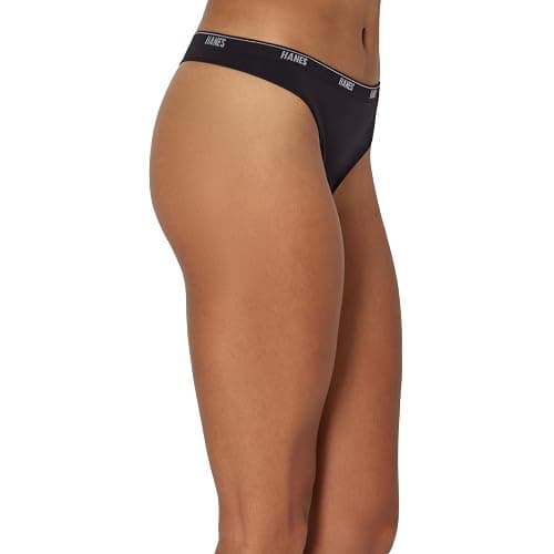 Hanes Women's Moves Underwear, 360° Flex Stretch Panties, Smooth & Seamless Hipsters Bikinis Or Thongs, 6-Pack thumbnail 4