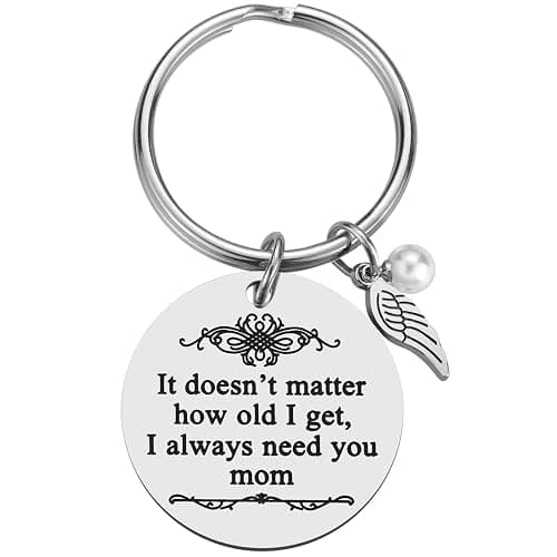 iJuqi Mother's Day Gifts from Daughter Son for Mom Birthday Valentine's Day Christmas Gifts Mom Keychain Mother Keyring - Image 1