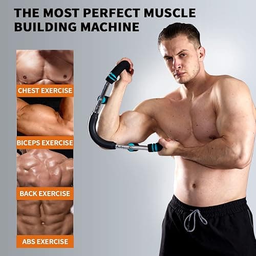 HOTWAVE Twister Arm Trainer, Chest Workout Equipment Exerciser for Men, Adjustable Arm and Chest Twister Trainer for Women - Portable Home Strength Training Fitness Equipment for Upper Body Muscle thumbnail 2