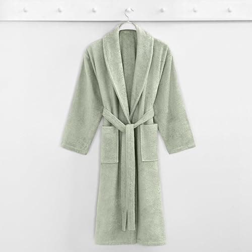 KHALPERA Aristocrat Custom Embroidered 100% Turkish Cotton Bathrobe –Personalized Robe, Soft Terry Cloth Unisex Bathrobe thumbnail 4