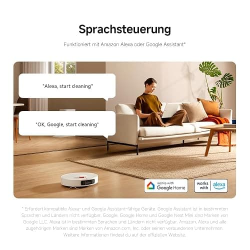 Xiaomi Robot Vacuum X20+ Saugroboter mit Absaugstation und 4L/4L Frisch- & Altwassertank - 2 rotierende, Auto-Trocknung Wischmops, Bis 280m² wischen, 6000Pa Saugkraft, LDS-Navigation, Alle Bodentypen thumbnail 17