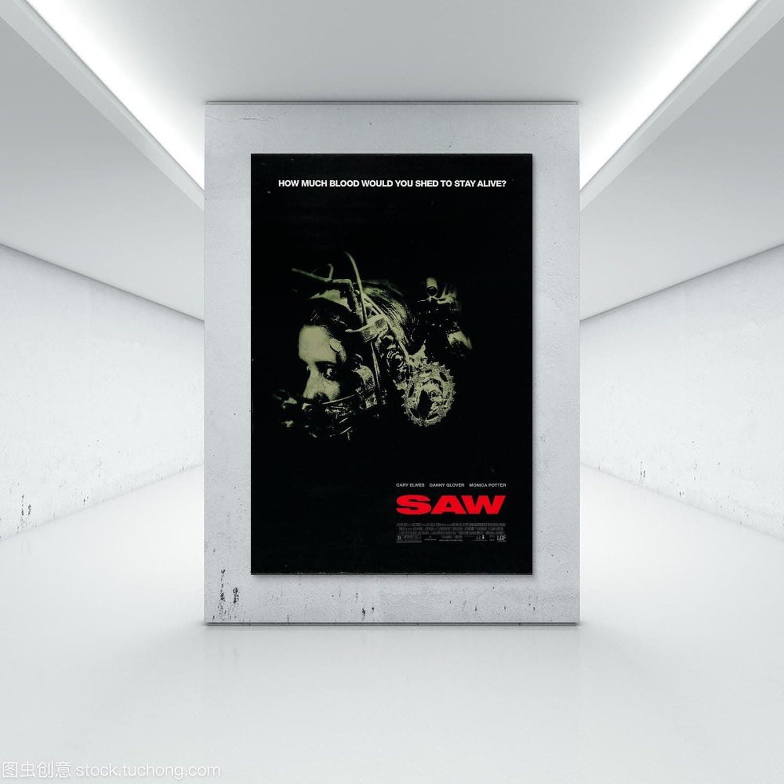 Horror Movie Saw Poster Poster Canvas Painting Wall Art Picture Home Decor Print For Bedroom Living Room Dorm Study Bar Office 12x18inch(30x45cm) thumbnail 7