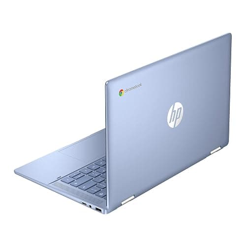 HP Chromebook x360 14 inch FHD IPS Touch 2-in-1 Laptop, Intel Processor N100, 4GB RAM, 64GB eMMC, Chrome OS, Sky Blue, 14b-cd0130wm thumbnail 4