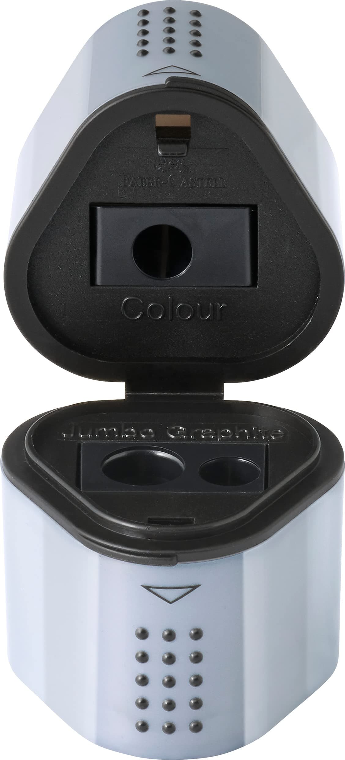 Faber-Castell Trio Pencil Sharpener Tub Box GRIP 2001 Silver thumbnail 2