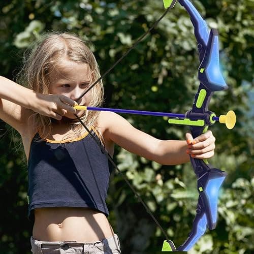 2 Pack Bow and Arrow Set for Kids, Light Up Archery Set with 14 Suction Cup Arrows, Archery Targets Outdoor Games for Kids Ages 4-8 8-12, Birthday Gifts Toys for 5 6 7 8 9 10 11 12 Year Old Boys Girls thumbnail 2