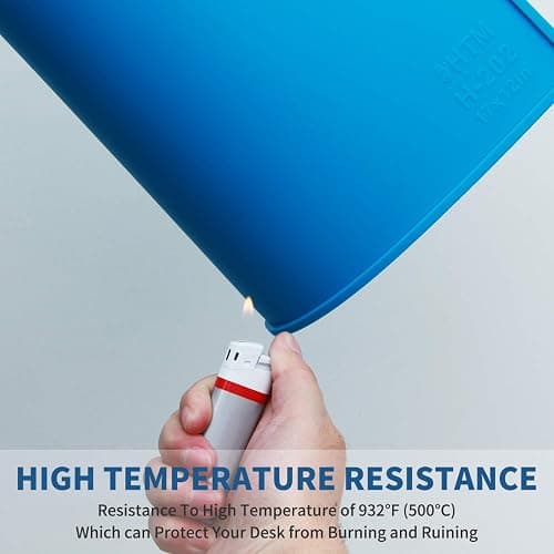 Hengtianmei Heat Insulation Silicone Repair Mat with Scale Ruler and Screw Position for Soldering Iron, Phone and Computer Repair Size: 14 x 10 Inches (H-201) thumbnail 3