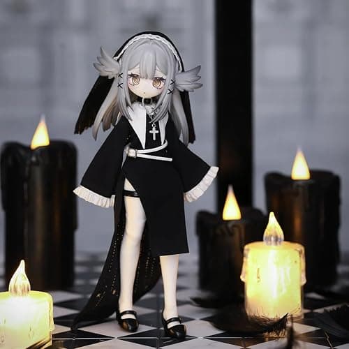 CALEMBOU BJD Blind Box, 1/12 Meki Creaters's Essence Series 16cm Ball Jointed Doll, Cute Dress Up Doll with Joints, Collection Action Figure for Birthday Christmas thumbnail 7