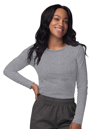 Sivvan Scrubs for Women - Long Sleeve Comfort Underscrub Tee 3-Pack thumbnail 5