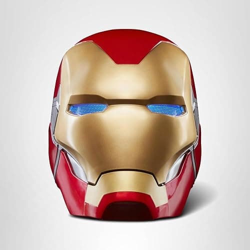 Marvel Legends Series Iron Man Premium Electronic Helmet with Light FX, Avengers: Endgame Adult Collectible Roleplay Gear thumbnail 11