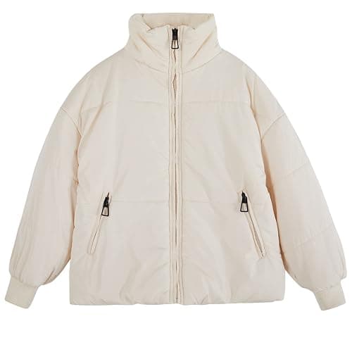 rrhss Girls Winter Long Sleeve Zip Puffer Jacket Kids Baggy Short Down Coats thumbnail 2